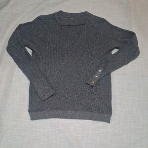 Jennifer Lopez Women's Gray Crewneck Sweater Size M